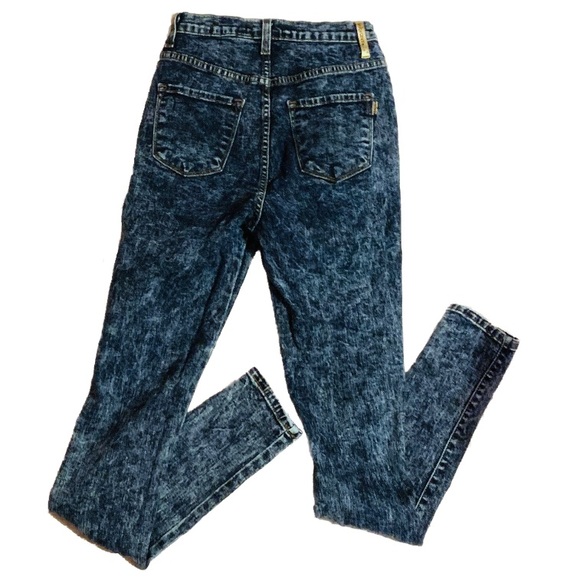 🌀 Acid Wash Jeans - Picture 2 of 2